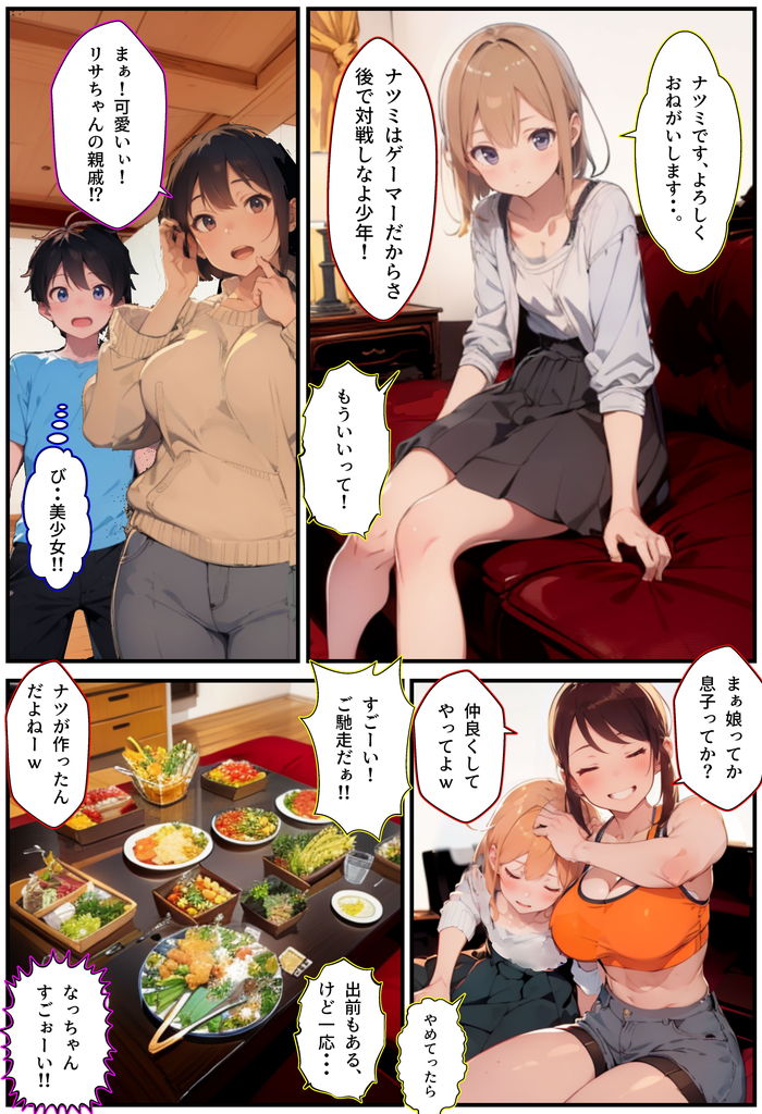 無料エロ漫画 【NTRエロ漫画】彼女のママと浮気！彼女のママ友達とその息子(男の娘)と乱交！？俺の性活…どうなっちゃうんだｗｗｗ【彼女のママと、その友人と／行け！軟中柔道部】 FANZA