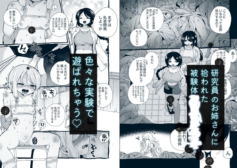 無料エロ漫画 【ロリハードSMエロ漫画】ロリが潮吹きながら連続アクメ！マッドサイエンティストのハードSM調教は続く…【被験体ちゃん実験レポート／えちえち健全油田】 FANZA