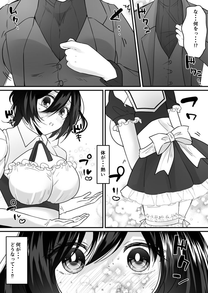 無料エロ漫画 【TSメイドエロ漫画】悪徳領主に目をつけられた男はTSFメイドにされて連続アクメレイプ【TSご奉仕メイド／聖華快楽書店】 FANZA