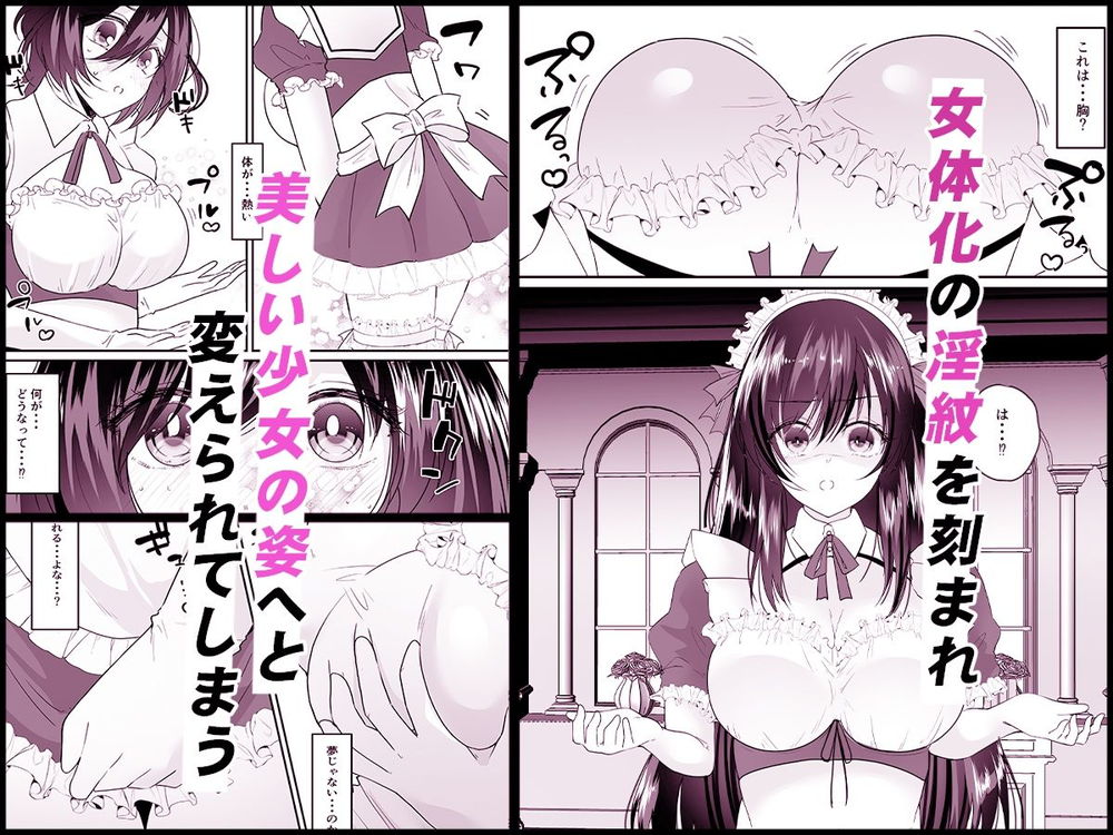 無料エロ漫画 【TSメイドエロ漫画】悪徳領主に目をつけられた男はTSFメイドにされて連続アクメレイプ【TSご奉仕メイド／聖華快楽書店】 FANZA