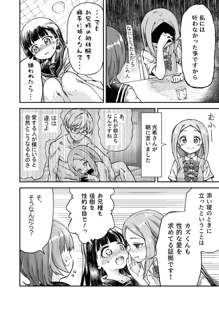 無料エロ漫画 【逆睡眠姦エロ漫画】お兄様のことが好きすぎて…逆睡眠姦でヒミツの処女喪失！【お兄様の初めてを佳樹がこっそりいただきます。ゴンちゃんと。／ZART】 FANZA