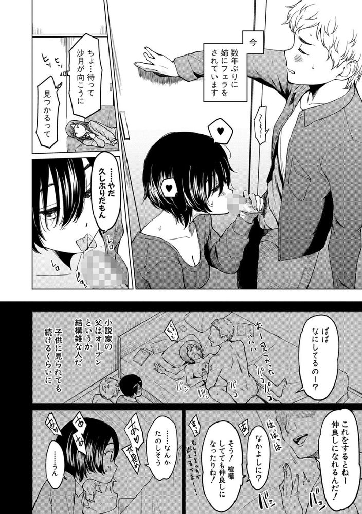 無料エロ漫画 【近親相姦エロ漫画】セックスにオープンな家庭で育った俺たちは姉弟でいちゃラブ近親相姦する【シスターガーデン／あおやまきいろ。】 FANZA