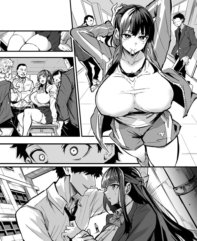 無料エロ漫画 【NTRエロ漫画】帰国子女の彼女は俺様な外国人に寝取られる【アブカノ2／ドラムス元老院】 FANZA